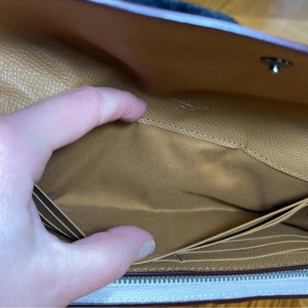 COACH Slim Envelope Wallet with Coach Bear - Picture 14 of 16